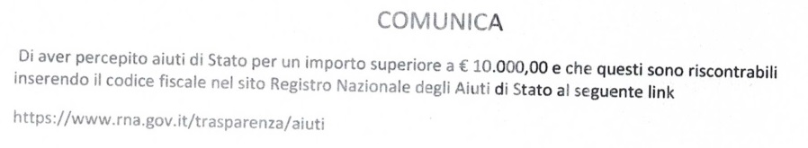 Aiuti di stato