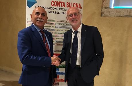 Il presidente Santocono e il presidente Vaccarino