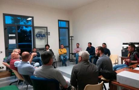  L'incontro con gli assessori Nicastro e Vinciguerra alla Cna di Vittoria