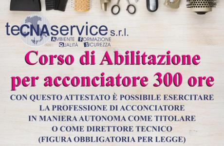 Corso di Abilitazione per acconciatore 300 ore