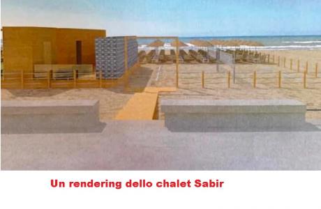 Un rendering dello chalet Sabir
