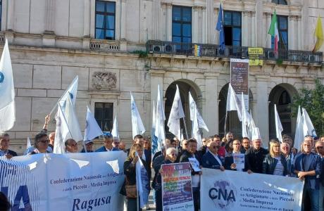 La manifestazione promossa dalla Cna il 17 ottobre scorso