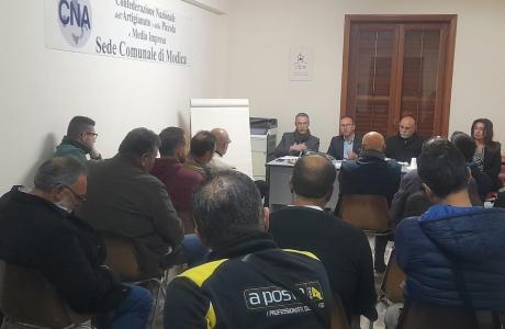 Il secondo incontro presso la CNA di Modica