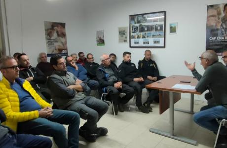 L'assemblea presso la CNA di Scicli 